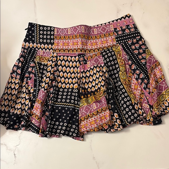 RAGA bohemian patchwork Circle Skirt with zipper. Size XS NWT - Picture 1 of 6